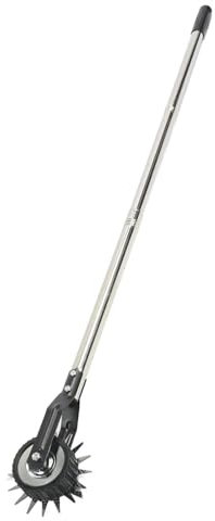 Asixxsix Bordatore Manuale, Bordatore Rotante con Ruota Singola, Taglierina Manuale in Acciaio Inossidabile al Manganese con Maniglia, Attrezzo Bordatore Manuale per Marciapiede Paesaggio