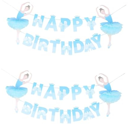Vaguelly 2st Mädchen-banner Bowknot-banner Für Die Babyparty Hängende Fahnen Ammer Zum Geburtstag Für Kindergeburtstagsfeiern - Geburtstagsfeier- Geburtstagsfahnen