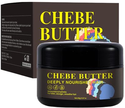 Chebe Hair Butter,Organic Hair Growth Products Made With Chebe Powder, Olive Oil, Shea Butter,Promote Hair Thickness,Moisturising Vegan Hair Butter for All Hair Types