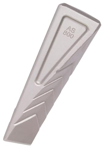 sopomarkt24 Alu Spaltkeil 800g, Drehkeil, Fällkeil, Treibkeil, Drehspaltkeil, Scheitkeil, Holzspalten, Spaltwerkzeug, Gartenwerkzeug, langlebig, hochwertig, Made in Germany