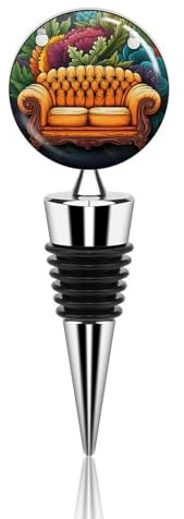 Couch Bottle Stopper Beverage Bottle Sealer Reusable Wine Stopper Personalised Champagne Stopper Unique Wine Bottle Corks Keep Fresh Suitable for Standard