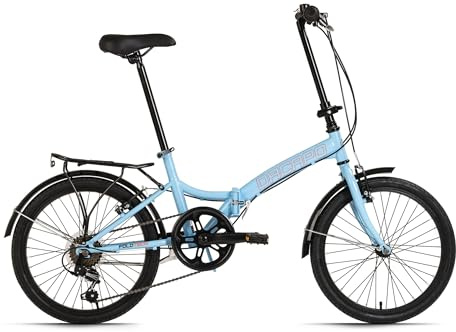 DACAPO Faltrad 20'' Foldtech 6 Gänge RH 32 cm (Blau)