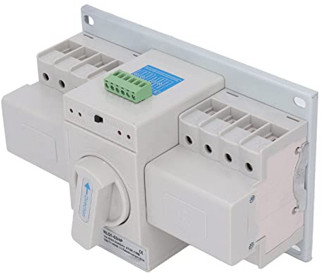 Interruptor de Transferencia Automática de Mini Dual ATS CB CB Generador Pequeño Interruptor de para el Hogar, Fábrica