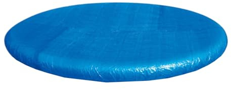 Acunny Abdeckplane für Pool, runde Poolabdeckung, faltbar, mit Kordelzug, für Wasser, Außenbereich, Haus, Garten, Winter, Familie
