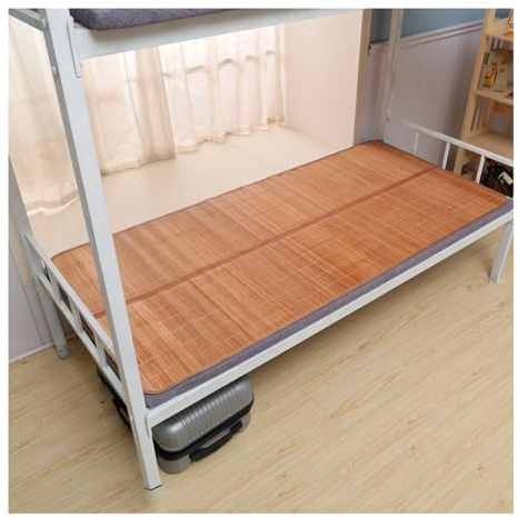 YRCHang Colchoneta Colchón Bambú Estera Dormir Matera De Bambú De Bambú De Bambú, Colchón Fresco con Funda De Almohada Bambú De Ropa De Cama De Verano(Size:35.4x75 Inch,Color:a)