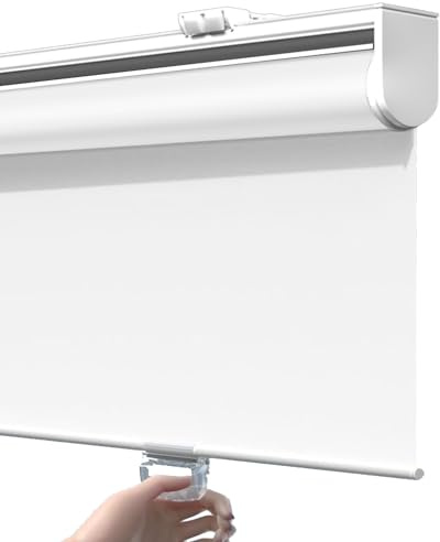 tow000ack Persianas Opacas Enrollables de Resorte,Estor Térmico para Interior,Protección Solar Y Visual,Sin Cuerda,para Ventanas Puertas,Incluye Herrajes,Personaliza,Ancho x Alto (60cm x 190cm)