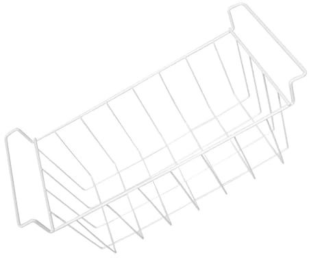 SHINEOFI cesta organizadora para congelador organizador de cables para refrigerador estante organizador del congelador del arcón cesta del estante del refrigerador White