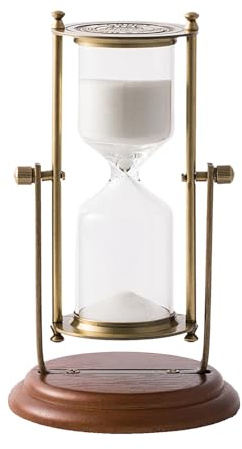 Temporizador de Reloj de Arena, Temporizadores de Arena Blancos de 15 a 30 Minutos(15 Minutes)