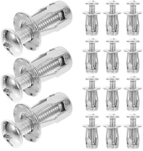 Beavorty 20 Pezzi Viti di Espansione in Acciaio Inox con Dado a Petalo, Ancoraggi per Porte a Nucleo Cavo, Tasselli per Pareti Cave in Cartongesso, Fissaggio Rapido e Resistente
