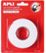 APLI 13986 Ruban adhésif double face en mousse Blanc 19 mm x 2,28 m