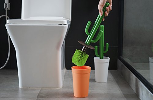 QUALY Cacbrush, Toilet Brush, Toilet Brush and Holder, Toilet Cleaner, Toilet Brush Cleaner, Toilet Brush and Holder Set, Cleaning, Toilet Brush Cleaner Cute, Decor Gift, Novelty Gifts