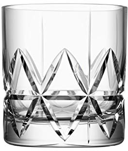 Orrefors Peak Double Old Fashioned Glas, 4 Stück, transparent