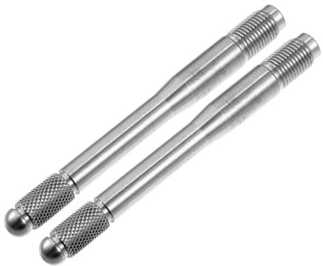 X AUTOHAUX 2 Stück M12x1.25 Auto Rad Vermessung Stifte Reifenwechsel Werkzeug Silber Ton