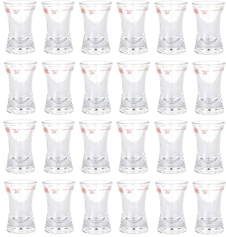 Lentz 12 Stück Schnapsgläser 0,2cl Stamper Stamperl Pinneken Pinnken