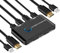 Suceem KVM Switch 4K@60Hz- Commutatore HDMI per 1 Monitor e 2 Computer, con 2 Porte USB per la Condivisione di Monitor, Tastiera, Mouse, Dischi Rigidi e Stampanti - Include 2 Cavi HDMI e USB