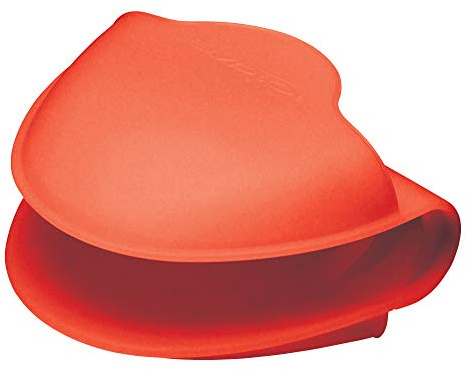 KC BLUE Kitchen Craft - Gant de Cuisine en Silicone Résistant à la Chaleur et Magnétique, 9 x 10.5 cm - Rouge