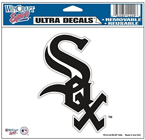 MLB Chicago White Sox Ultra Color Decal, 5x6, Team Color