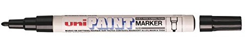 Uniball Rotulador permanente Paint PX-21L Negro 12 Piezas