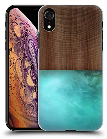 Head Case Designs sous Licence Officielle Alyn Spiller Blocage Bois Et Résine Coque Dure pour l'arrière Compatible avec Apple iPhone XR