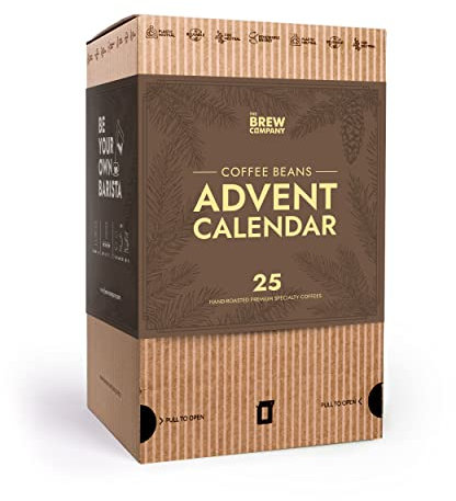 Advent Calendar 2025 for Coffee Lovers - 25 Premium Hand Roasted Gourmet Whole Bean Specialty Coffees of The World | Christmas Gifts for Men & Women | Hamper Style Gift Set Idea with Unique Concept