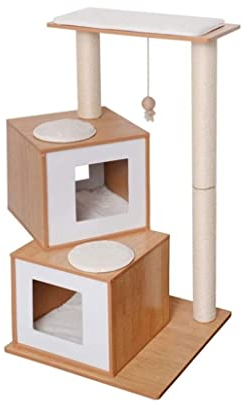 PIPONS Katzenbaum Kratzbaum Kratzturm Kratzbaum Multi-Layer Sisal Katzenklettergerüst Katzensprungplattform Katzennest Haustierunterhaltung katzenkratzbaum
