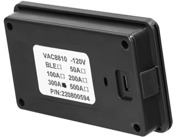 Testeur de capacité de Batterie, Testeur de de Batterie Couleur LCD 2,4 Pouces Testeur de Voltmètre (avec housse imperméable)