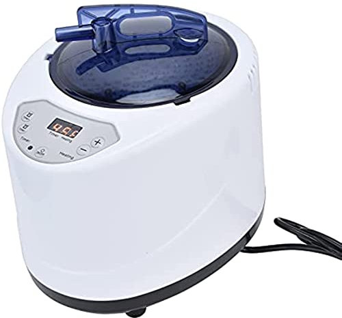 Sauna Steamer Pot, 2.68L Home Spa Sauna Steam Generator with Timer & 9 Levels Temps, 1000W Portable Body Detox Personal Sauna Kit, for Steam Bath Box/Wooden Barrel/Bath Tub