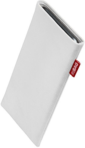 FITBAG Funda para Onyx Boox Palma 2 | Rock Blanco | Funda de Tela con Forro Interior de Microfibra para Limpiar la Pantalla