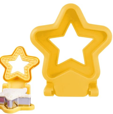 Macchina per la sigillatura e la taglierina per la macchina del sandwich - Set di taglio dinosauro e stella per | Sigillatrice senza crosta per colazione e formine in acciaio inox per