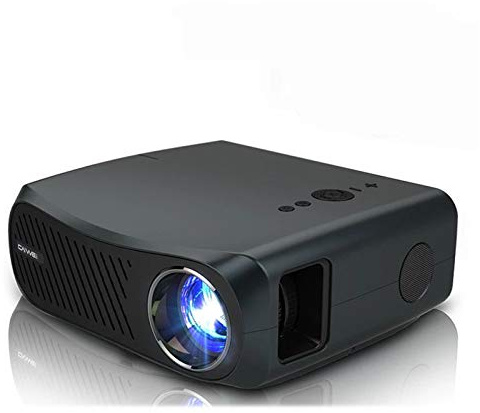 RJHJK Mini projecteur HD projecteur A12 1920 x 1080p projecteur home cinéma HDMI 3D vidéoprojecteur pour projecteur de cinéma maison 4K (couleur : noir, taille : A12AB)