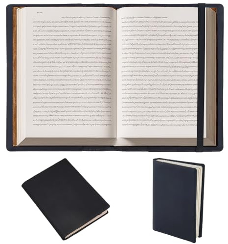 CRASPIRE Funda Cuero A5 Ranuras Tarjetas Impermeable Cuaderno Color Negrura PU Tipo sobre Maletín Negocios Reutilizable Organizador Portafolios Cuero Amantes Libros Regalo Compañeros Clase