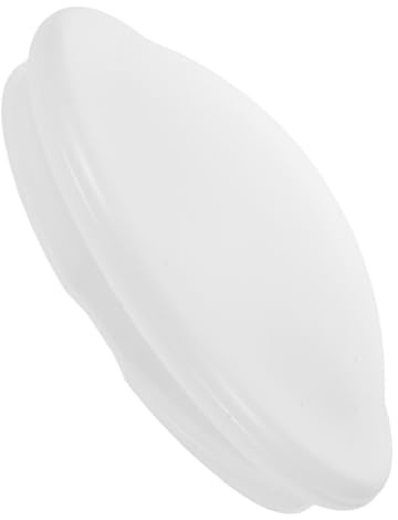 HOODANCOS Replacement 18cm Diameter White Acrylic Ceiling Fan Globe Shade with 2cm Edge Height, Lampshade Cover for Bedroom Pendant Light and Living Room Ceiling Fixture