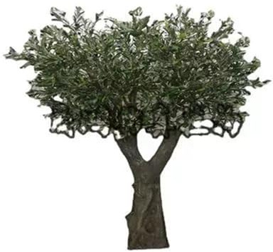 Olivo Artificial for decoración de hogar y Oficina, Planta en Maceta Realista con Frutos realistas, sin Mantenimiento.(1mx0.9m)