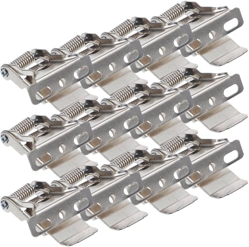 MAGICLULU 20 Clips à Ressort pour Fixation Spots Encastrés et Luminaires LED, Pinces Solide en Acier Inoxydable, Adaptées aux Installations Encastrées au Plafond