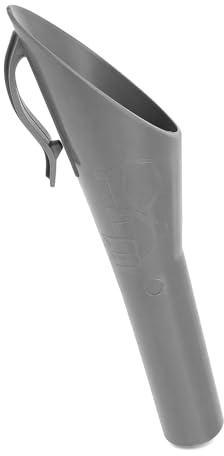 Fuel Funnel for Car, Small Funnel Emergency Fuel Filler, Grey Plastic Diesel Refuelling Funnel for Capless Fuel Systems, Portable Automotive Refilling Tool, fuel funnel, funnel for car, small funnel