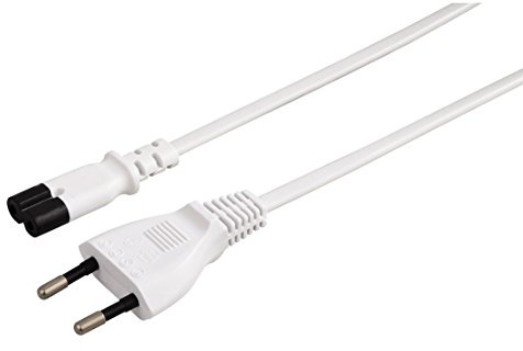Hama Netzkabel, 1,5 m, Weiß