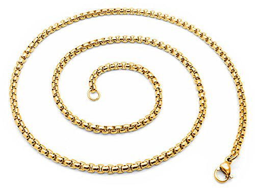 SoulCats Men chain peas belcher chain necklace link chain stainless steel chain necklace
