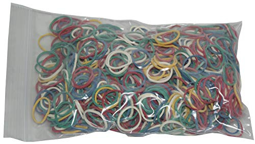 100 g Gummiringe bunt gemischt 15 mm Ø 1,2 x 1,2 mm breit Gummiband Gummibänder Haushaltsgummis Gummiring Gummies Rubber Bands Fa.ars