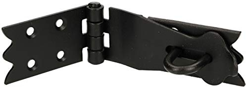 KOTARBAU® Sicherheitsüberfalle 150 x 35 mm Überfalle Überfallescharnier Scharnier Türriegel Vorhängeschloss Verrieglung Klappriegel Kellerverschluss