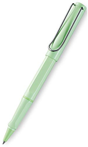 LAMY safari Tintenroller 336 – Moderner Rollerball in der Farbe Pastell Mint Grün mit ergonomischem Griff und zeitlosem Design – Mit Tintenroller-Mine M 63 schwarz – Strichbreite M