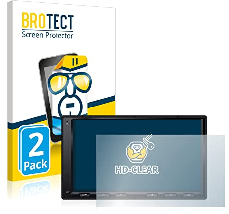 BROTECT Schutzfolie für Atoto A6 PF 7 Zoll | 2 Stück Transparenter Displayschutz Made in Germany Klare Displayschutz-Folie Clear Einfache Montage Case-Friendly