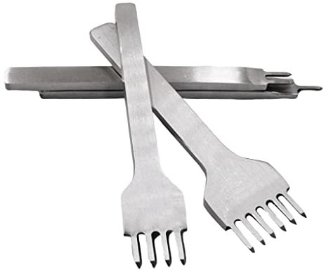 barenx 4 herramientas perforadoras de cuero para costura de 1/2/4/6 puntas