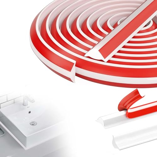 10 M 9x12mm Flexible Zierleisten Selbstklebend: Weiße Wandleiste Fliesenkantenleiste Paneelleiste Abschlussleiste für Wandkanten Fliesenkanten Boden Fenster Wandbordüre Schrank