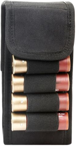 Pochette de Transport de Balles Tactique,Pochette de Transport de Balles pour Pistolet 16 Rondes 12GA,Support de Coque de Cartouche Molle pour Les Activités de Plein Air et l a Chasse