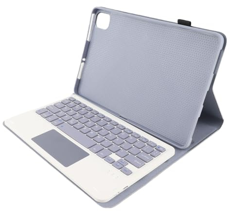 Étui avec clavier pour Mi Pad 5 et 5 Pro, clavier sans fil BT 2 en 1 avec pavé tactile, étui fin avec clavier magnétique amovible pour tablette avec fente pour crayon et