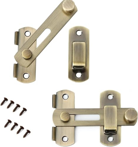 2 Stück Edelstahl Flip Latch Tor Verschlüsse Türriegel mit Schrauben Riegel für Tor Tür Fenster Möbel
