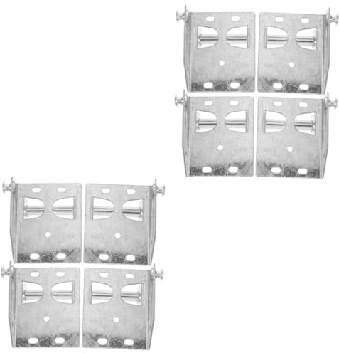 jojofuny 4pares Soporte Inferior De Hierro Para Puerta De Garaje Residencial De Soportes Reemplazo Para Sección Inferior Accesorios De Puerta De Garaje Instalación y Alta Resistencia