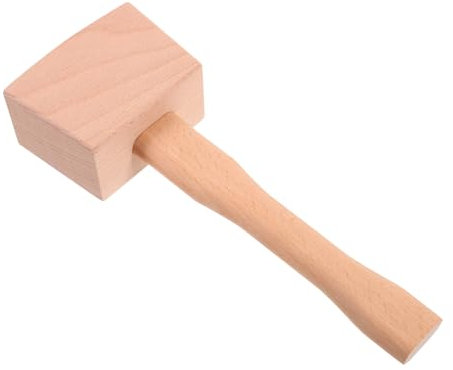 iplusmile Wooden Mallet Woodworking Tool Craft Hammer for Heavy Duty Hand Tool for Carving Carpenter Use in Workshop Projects