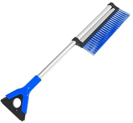XKCMGSI Grattoir à Glace pour Voiture Kit De Grattage Et De Brossage des Vitres De Voiture Pelle À Glace Télescopique Pelle À Neige Multifonctionnelle pour Gratter Le Givre Pelle pour Voitures