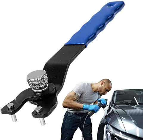 Pin Spanner Hand Tools, Angle Grinder Wrench, Lock Nut Wrench Tool, Adjustable Spanner Wrench, Chromium Vanadium Steel Spanner Tool for Easy Lock Nut Adjustments and Repairs